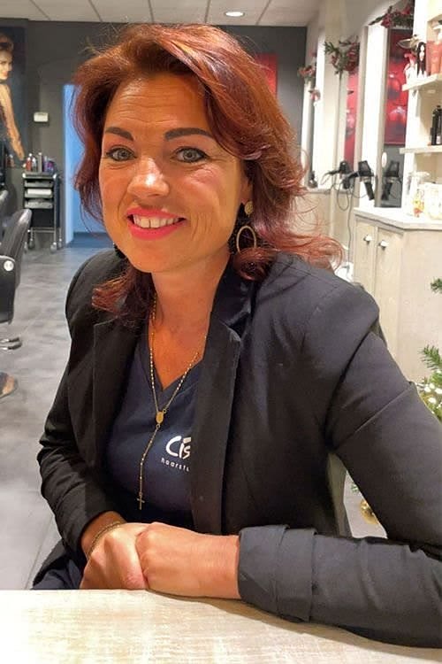 Wendy, eigenaresse bij Haarstudio Ciseaux
